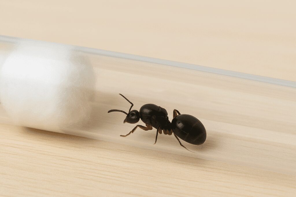 reine fourmis tube