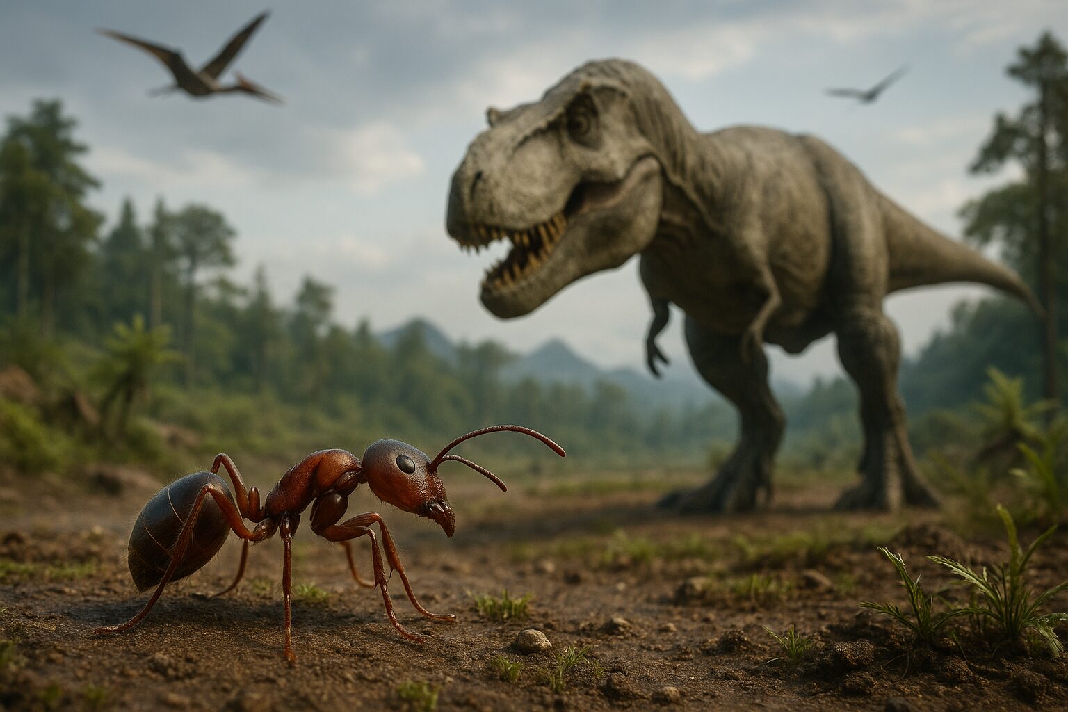 Depuis quand les fourmis existent-elles ?